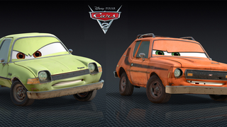 Meet "Grem" and "Acer," <i>Cars 2</i>'s newest car stars